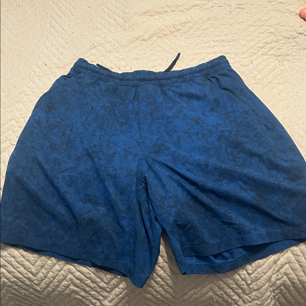 Men's Blue Athletic Shorts